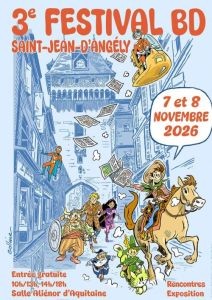 Affiche du festival 3ème édition du festival BD de Saint-Jean-d'Angély