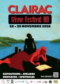 Affiche du festival 17ème édition du festival BD de Clairac