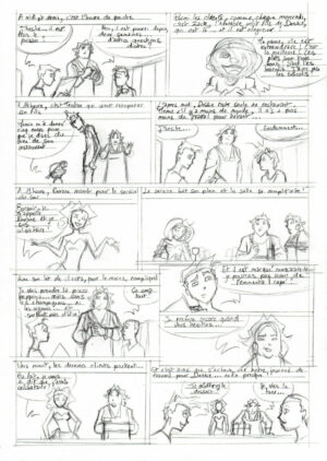 Planche 2 originale "un jour avec Débbie"